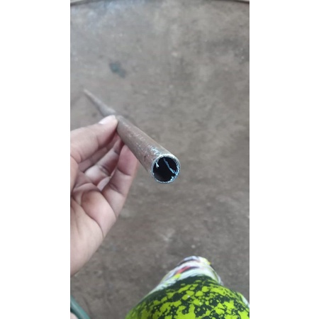 pipa besi od 10mm tebal 1mm x 1 meter