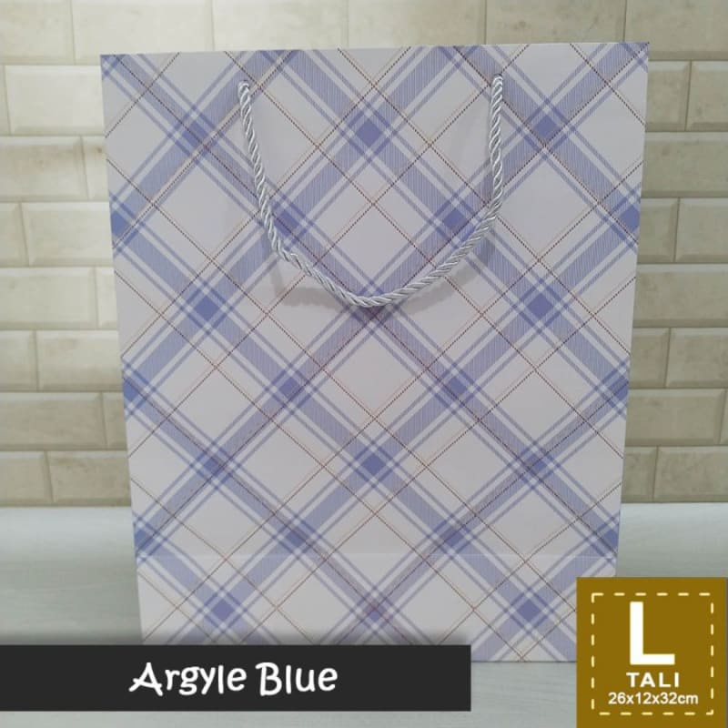 

Paper Bag Tali Motif / Tas Kado Ultah - L TALI MINIMALIST & LUCKY DAY