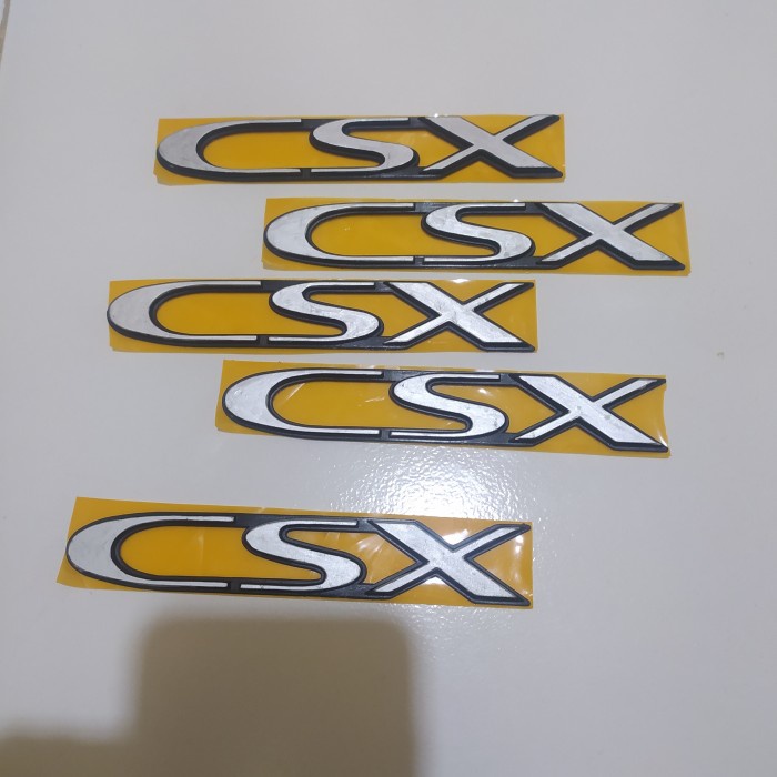 Emblem Tulisan Csx Daihatsu Taruna Lis Hitam