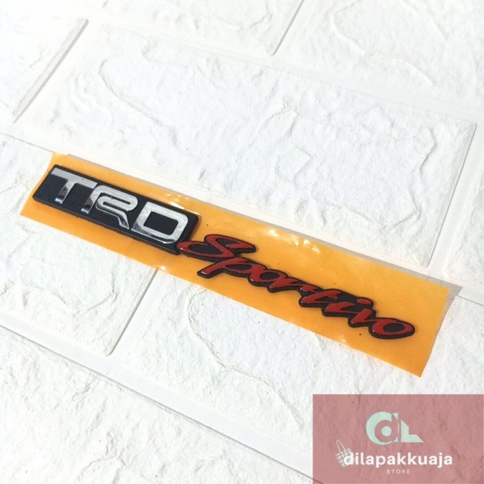 Emblem Trd /Logo Emblem Trd Sportivo/ Tulisan Logo Bagasi Tempelan Ori