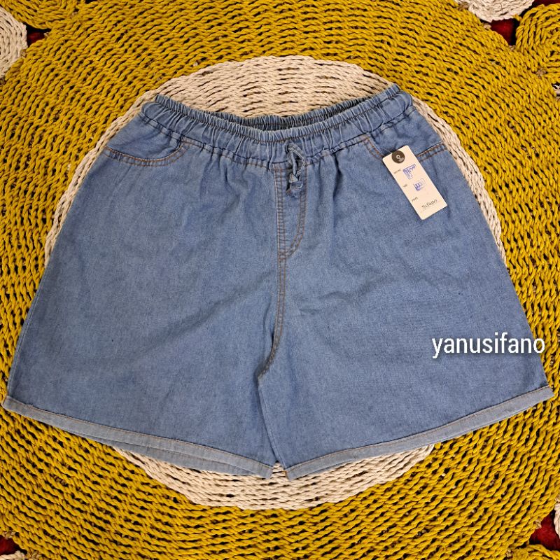 Celana Pendek Hotpants Jeans Super Jumbo BIG Size // Celana Hotpants Jeans Jumbo Murah