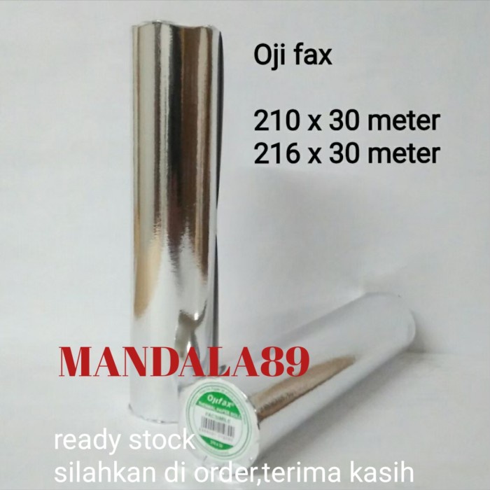 

Best Seller Kertas Fax 210 X 30 Merk Oji Thermal