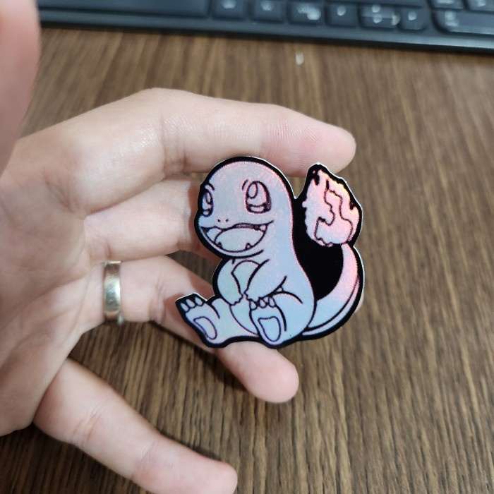 

Sticker Hologram Anime - PSH1702 - Pokemon - Charmander