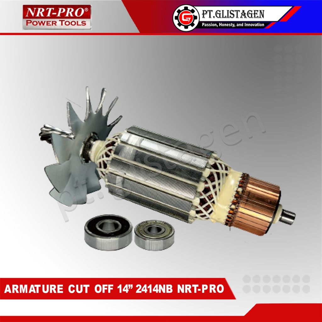 NRT-PRO 2414NB Armature Angker Mesin Cut Off 14&quot; Potong Besi ORIGINAL