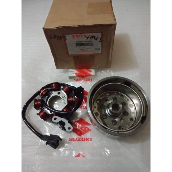 SPUL SPULL SEPUL SPOOL ASSY PLUS MAGNET SUZUKI SMASH LAMA OLD SMASH NEW 110 ORIGINAL