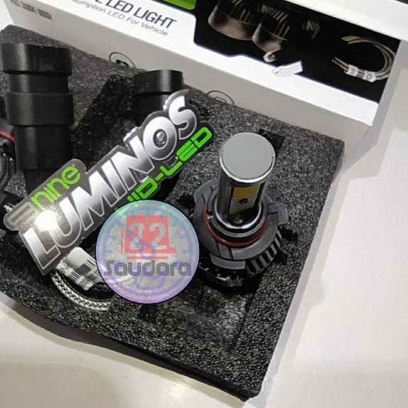 LAMPU MOBIL HB3/HB4 3 WARNA X9 ECO9 LUMINOS LED 3 COLOR