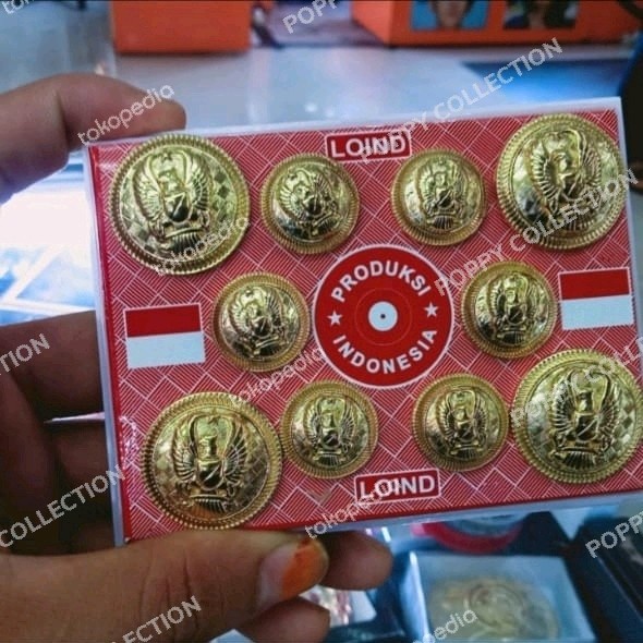 Terlaris Kancing Pdu Tni Ad Loind - Kancing Baju Pdu Tni Ad
