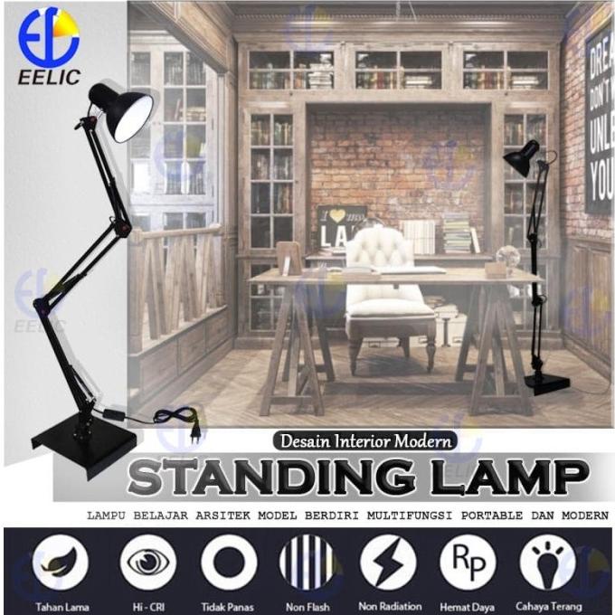 EELIC ELC-J022 LAMPU ARSITEK STANDING LAMP LAMPU BELAJAR ARSITEK MODEL