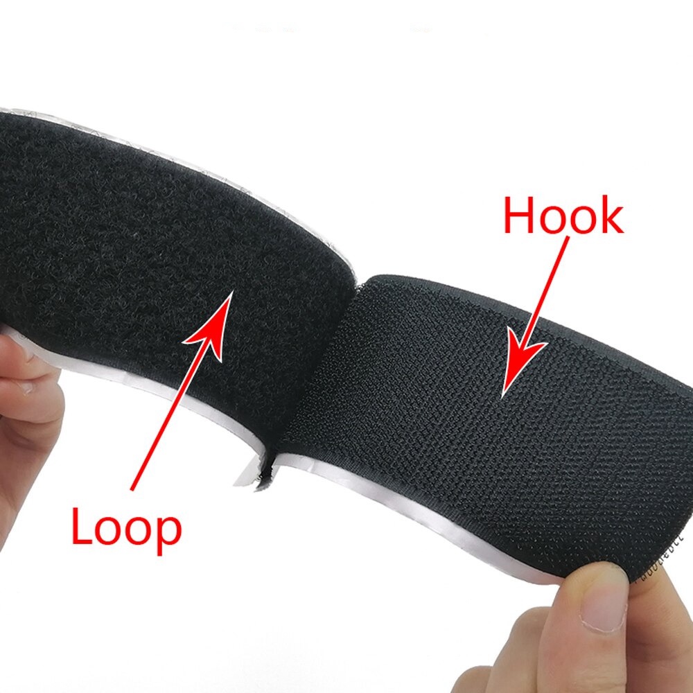 Velcro Hook And Loop Magic Nylon Sewing Tape 25mm 1 Meter Ri210 Black