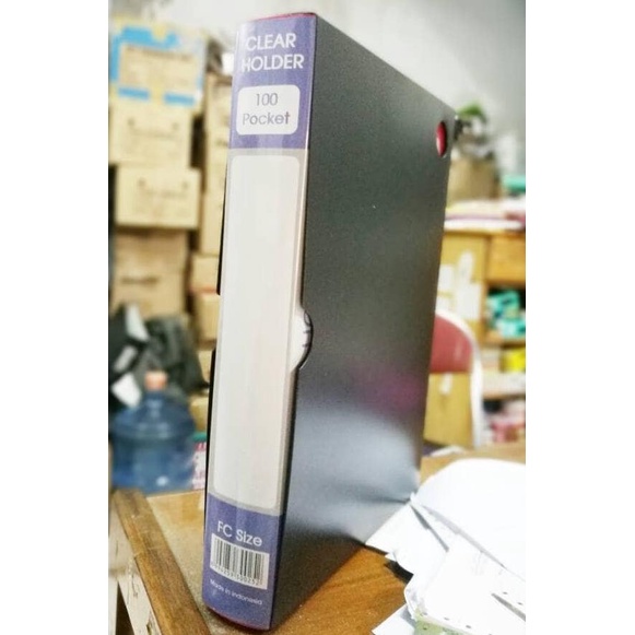 

Clear Holder isi 100 lembar Folio F4 / Map Document Plastik Dokumen