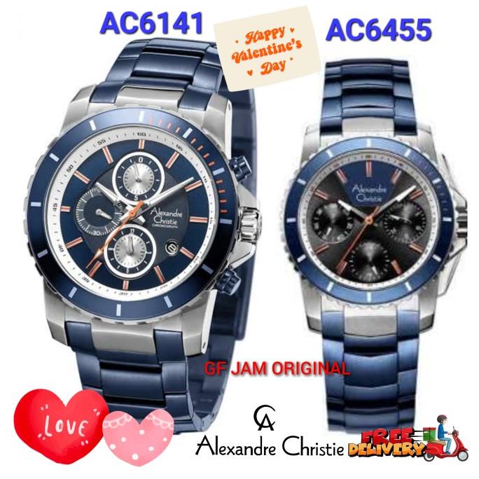 Trend Alexandre Christie Ac6141 6455 Ac 6141 6455 Silver Couple Original Terbaik