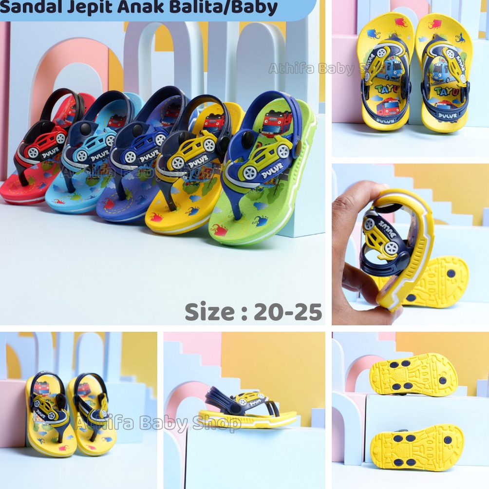 (R☎BW-♥) Sepatu Sandal Anak Laki Karakter Usia 6 7 8 9 10 11 Bulan 1 2 3 Tahun Size 20 21 22 23 24 2