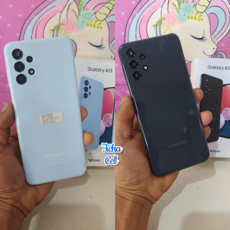 Hp Seken Samsung A13 Ram 6Gb Rom 128Gb Fullset Ex Sein Garansi Resmi