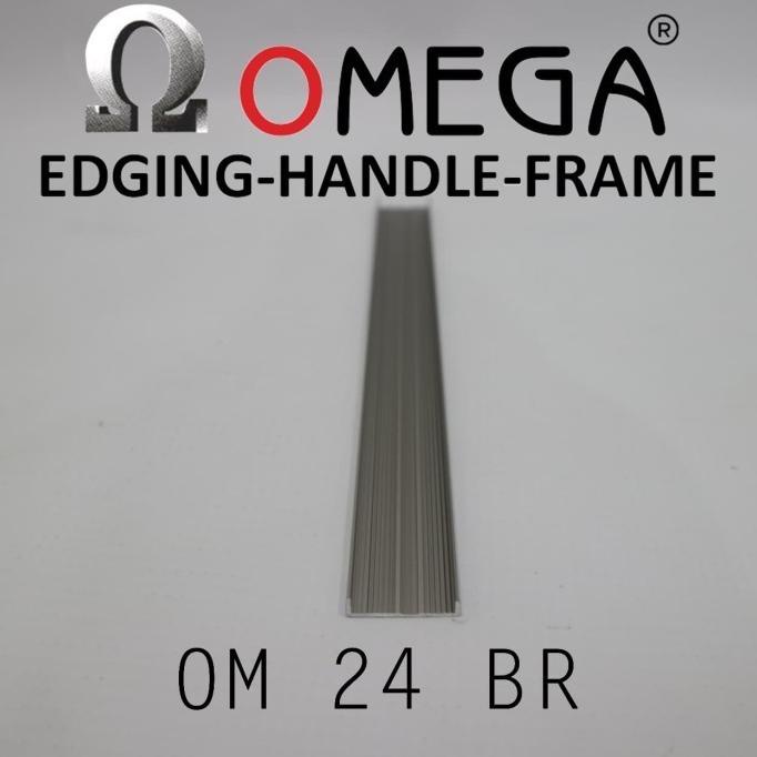 '+'+'+'+] EDGING ALUMINIUM 0M24 RATA OMEGA|EDGING EA17 BLACK |GOLD|PASIR|DLL