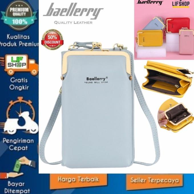 Tas Selempang Wanita Tas Hp Slempang Dompet Kulit Cewek Ori Kekinian