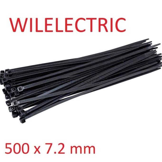 

:>:>:>:>] Kabel ties / cable ties 50 cm x 7.2 mm lebar 100 pcs UL standard