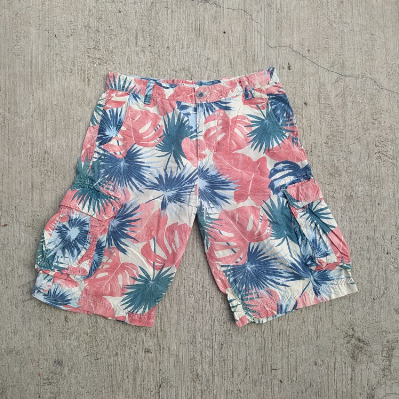 Sp Cargo Zara Man Jeans Floral Hawaiian