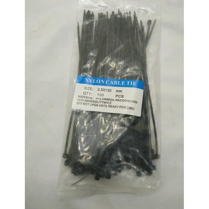 

{{{{}}] Kabel Ties Cable Tie 3.6x300mm (30cm) Nylon cable tie isi 100 per pak