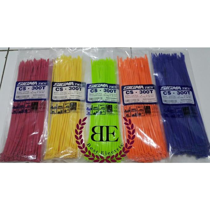 

;&;&;&;&] Kabel Ties / Kabel Tis / Cable Tie CS 300 T Warna 30 cm SIGMA CS300T
