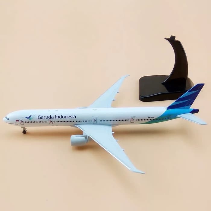 Terlaris Diecast Pesawat Garuda Ukuran Besar Ada Roda Miniatur Pesawat Garuda