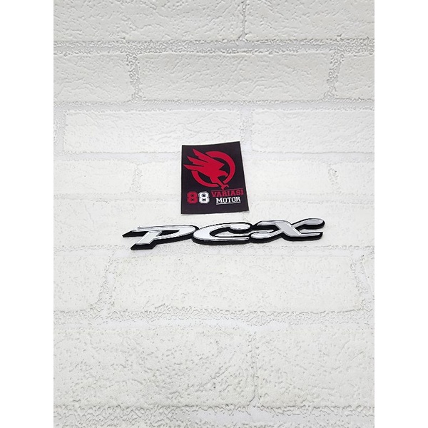 Emblem Akrilik Honda PCX - Emblem Logo PCX free double tape