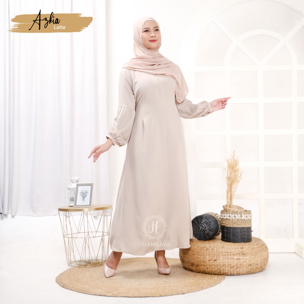 GAMIS TERBARU AZKIA DRESS BY HANNAYA