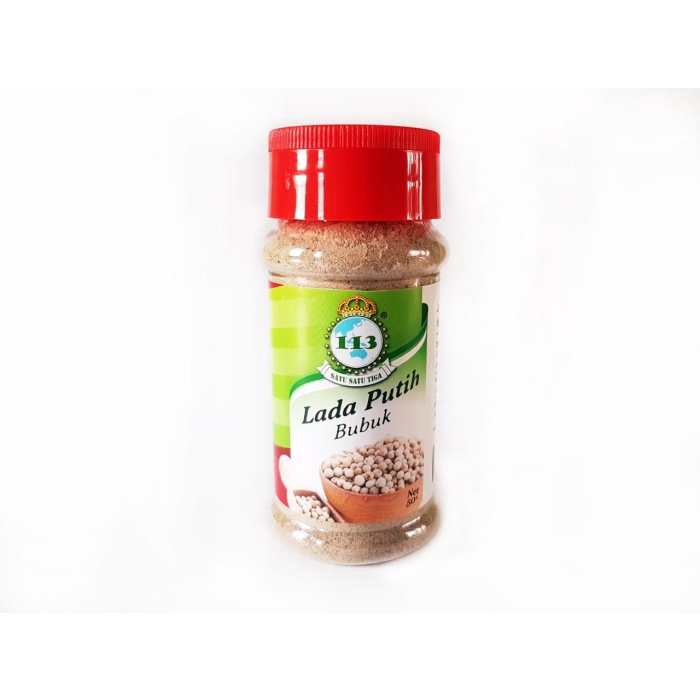 

Bumbu Masak 113 Lada Putih Bubuk Satu Satu Tiga 50 gram