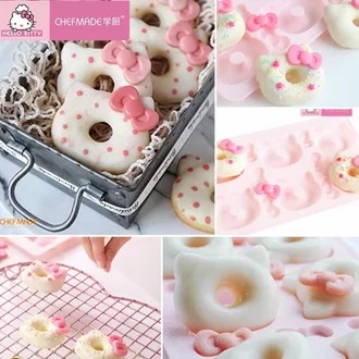 

Chefmade KT7054 - Loyang Donat Silikon Hello Kitty