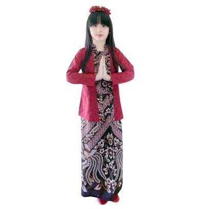 Kutubaru Anak Lengan Panjang Kebaya Kutubaru Kids Lengan Panjang