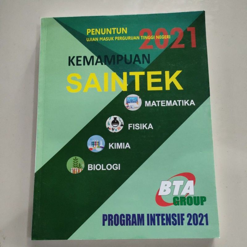 Buku Kemampuan Saintek Program Intensif 2021 BTA Group