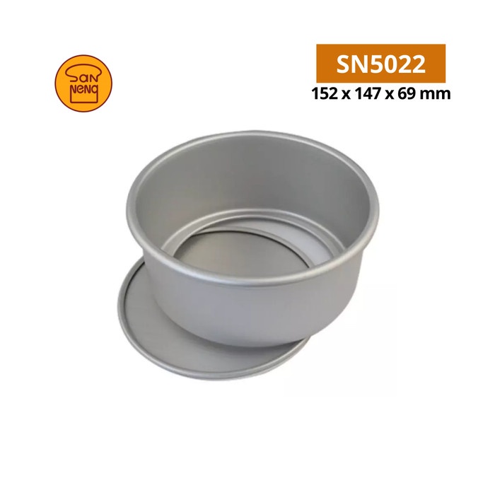 

Sanneng SN5022 - 6inch Deep Round Cake Pan-Removable Bottom (Anodized)