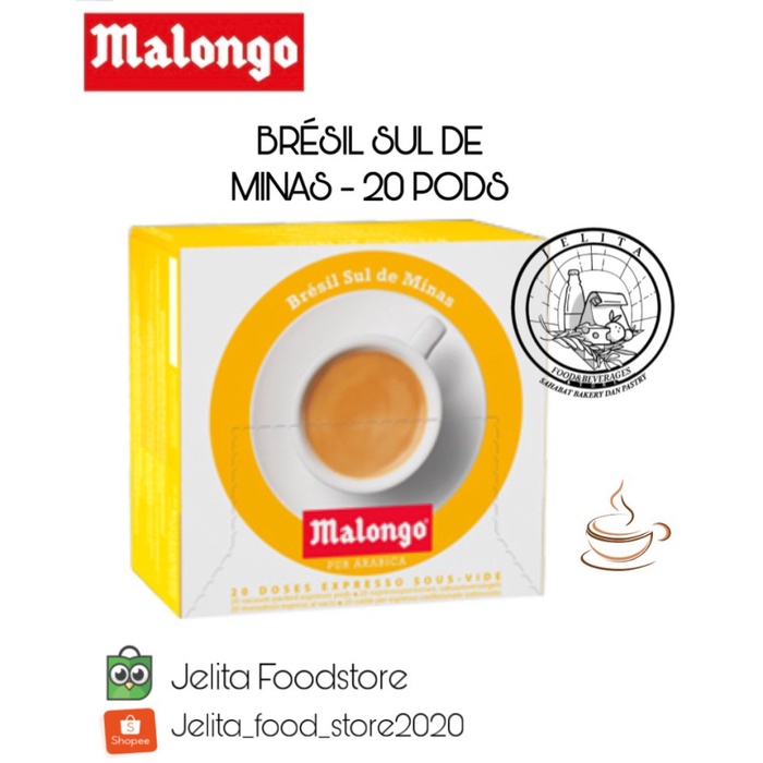 

Malongo Coffee pods Brazil Sul de Minas 20pcs- kopi pods