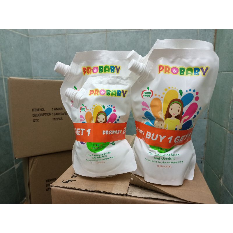 Probaby Liquid Cleanser 450ml Sabun Pencuci botol susu Bayi