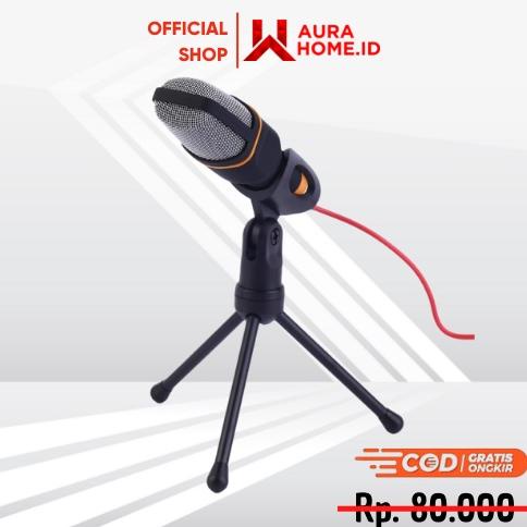 Sale Mikrofon Kondenser Studio Dengan Stand / Microphone Kondensor Audio Paket Karaoke Kabel Mixer Y