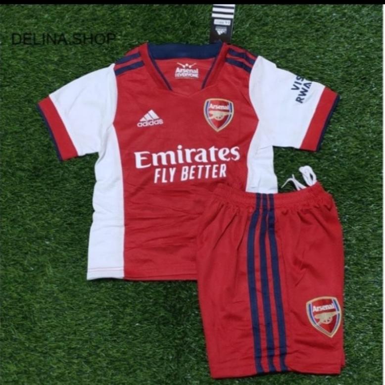 COD JERSEY BOLA KAOS KIDS ANAK ARSENAL HOME NEW 2021-2022 GRADE ORI OFFICIAL ilu8