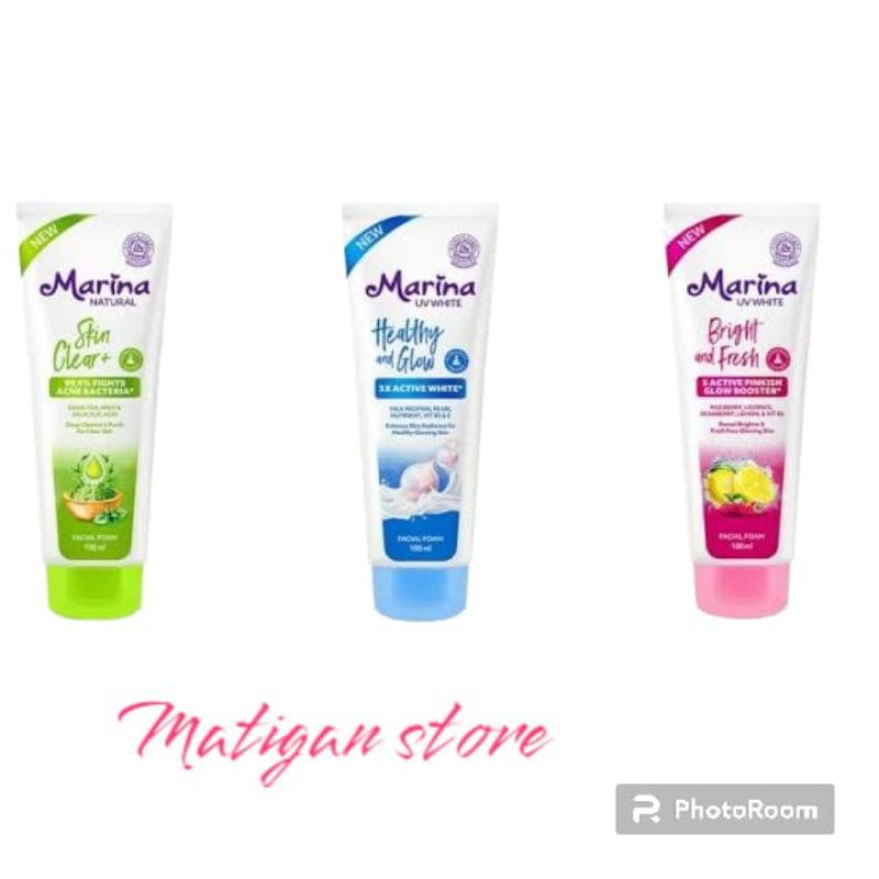 Marina UV White Facial Foam 50ml/100ml