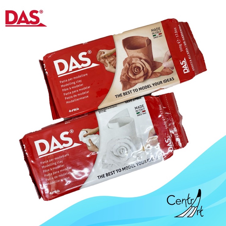 

Promo✶ DAS CLAY PUTIH / TERACOTTA 500 gram Das clay 500gm 500 gram F45