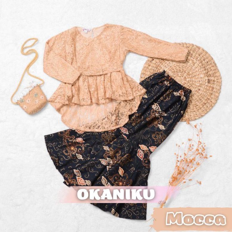 Bayar ditempat Kebaya Anak Perempuan Brokat Rok Duyung murahh