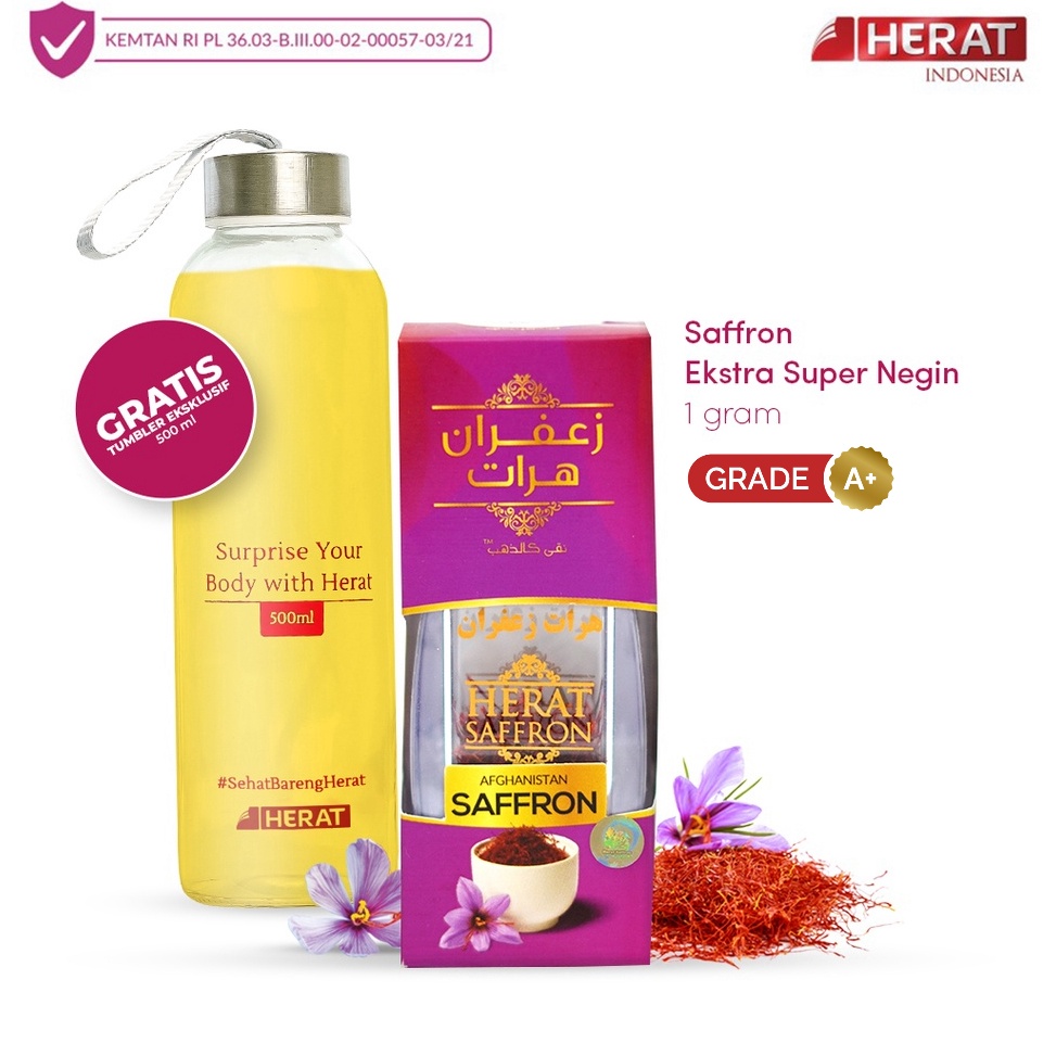 

Harga murah Herat Saffron - Saffron Safron Herat 1 gr Ekstra Super Negin Best Quality Afghanistan RSK