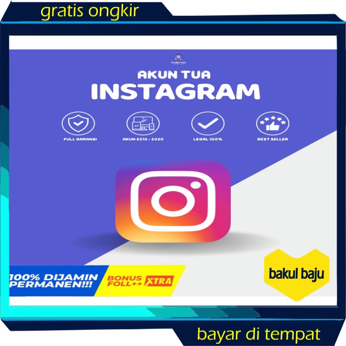 Bakul - Termurah Akun Instagram Tua Lawas + Email Utama Garansi