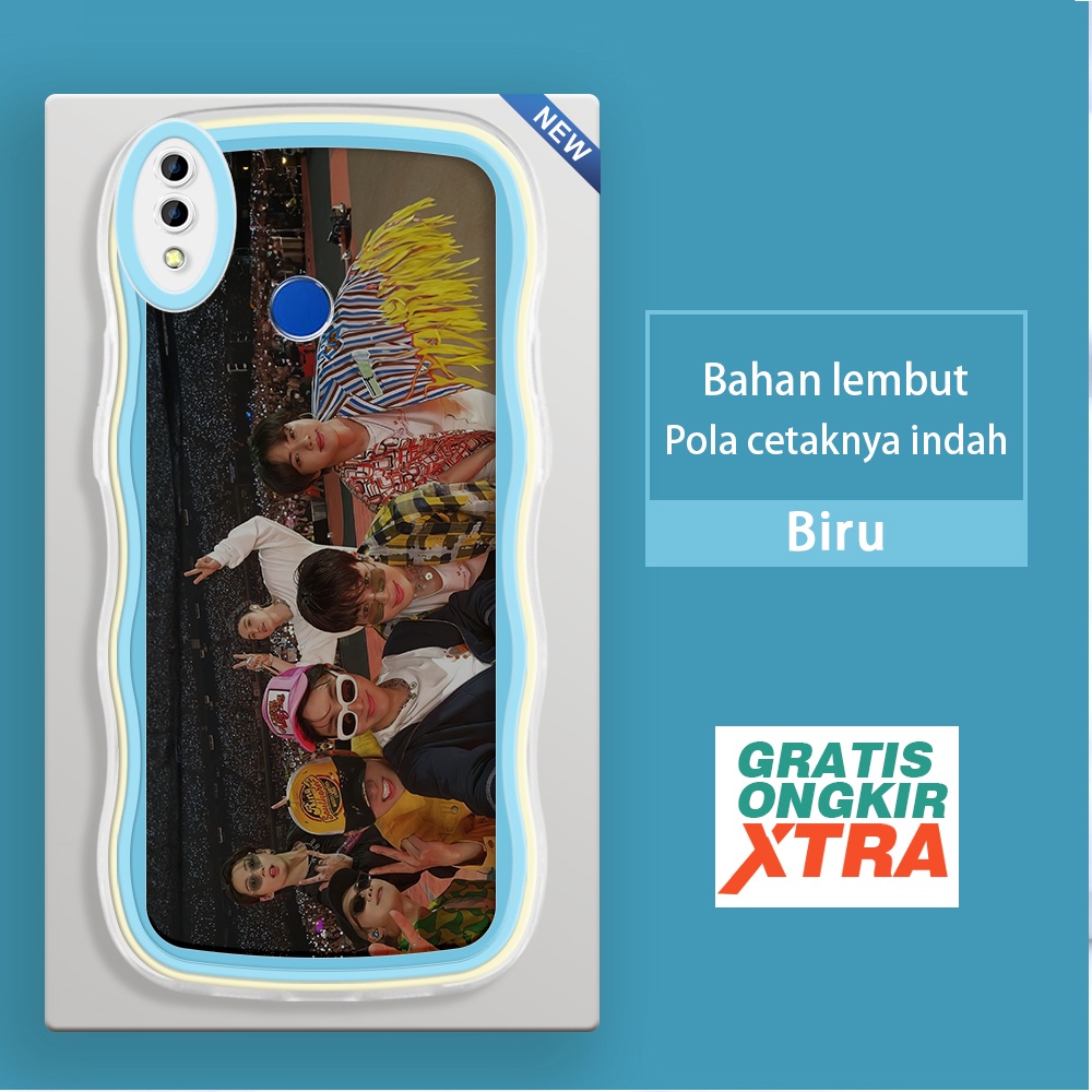 Mulia Realme 3 pro C1 C2 Casing Ponsel Pola Konser BTS bintang Korea warna-warni gelombang jelly sof