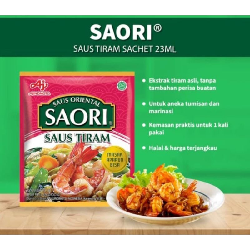 

Saori Saus Tiram Sachet 23ml