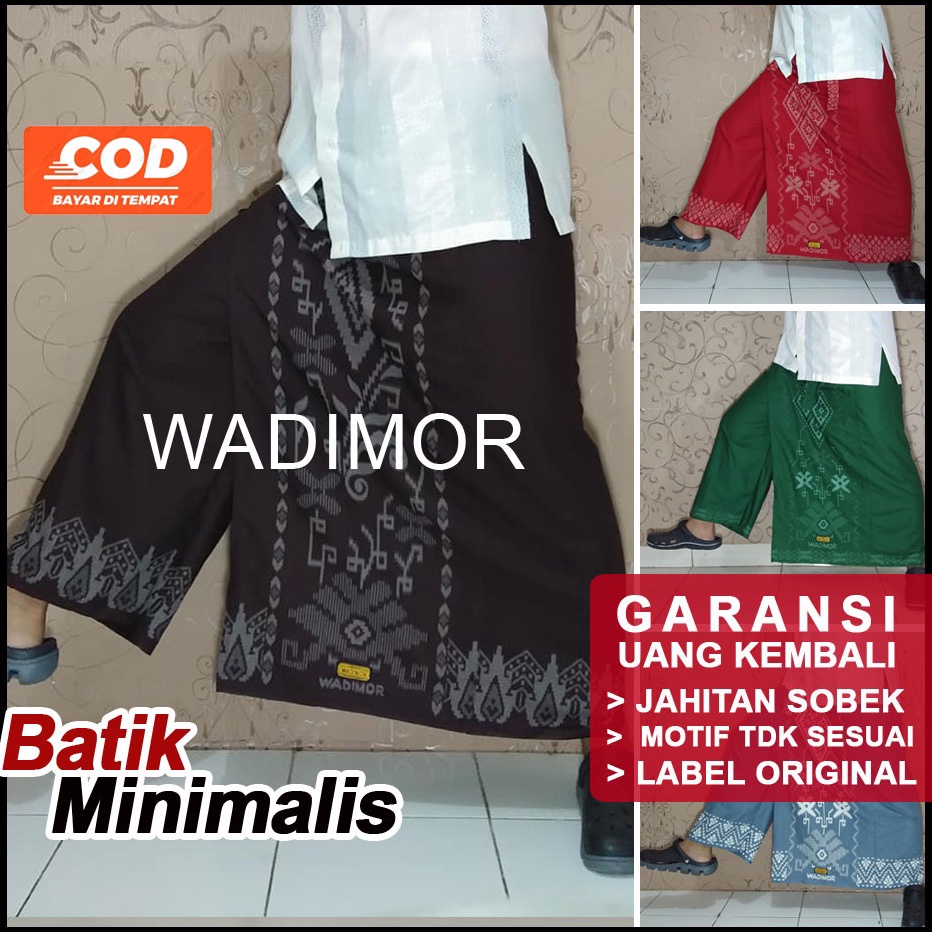 Rekomendasi Sarung Celana Dewasa Wadimor Batik Bali, ORIGINAL 100%, Celana Sarung Batik Wadimor Saru