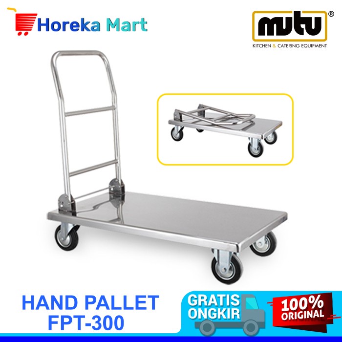 Best Seller Troli Barang/Troli Stainless/Troli Pengangkut Barang Stainless Fpt-300