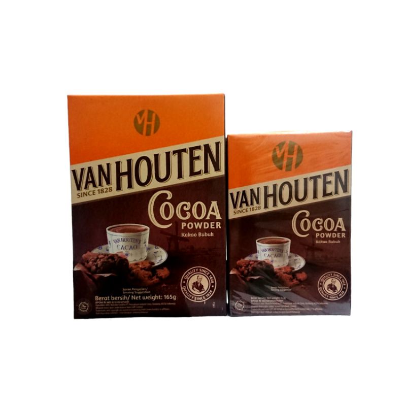 

Van Houten Cocoa Powder Kakao Coklat Cokelat Bubuk 165gr 80gr 40gr