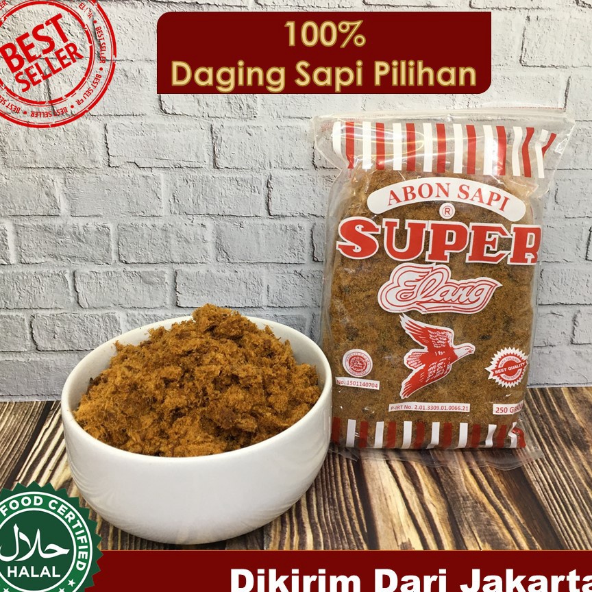 

☋Laris➞ 8IHU7 Abon Sapi Asli Super Cap ELANG 250g Asli Boyolali - Abon Sapi Super Cap Elang Spesial Semarang D97 ➱Murah Banget