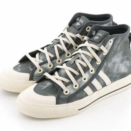 Promo-Original Sepatu Adidas Mens Nizza Hi Rf Shoes Black Sayyikastore