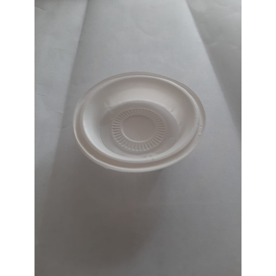 Tray Sambal / Wadah Sambal Plastik / Lepek Sambal Putih