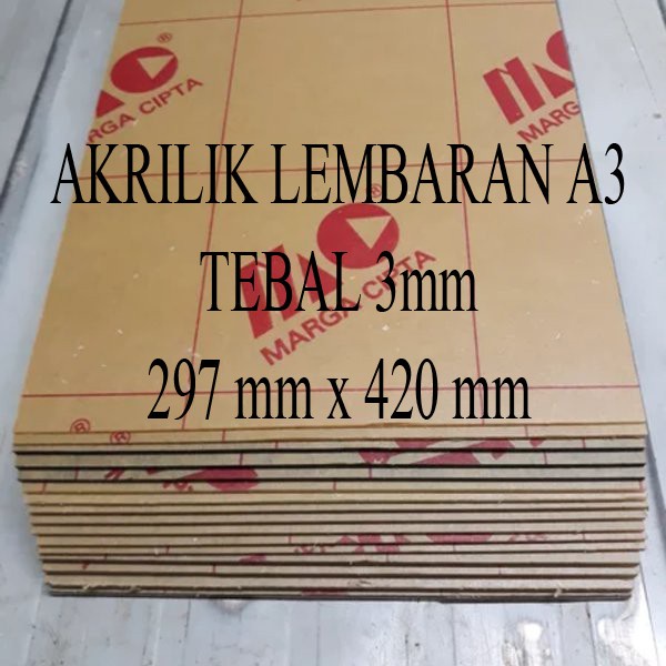 

LEMBARAN AKRILIK MARGA CIPTA A3 3MM