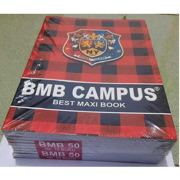 

Buku Tulis Bmb Campus 50 Lembar 10 Buku Best Maxi Book Boxy - 1 Pak